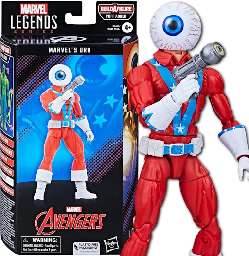 Marvel's Orb | BAF Puff Adder | Avengers | Hasbro 2023 | Marvel Legends