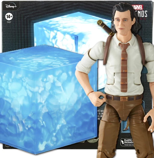 Tesseract & Loki | Exclusive SDCC 2022 | Deluxe | (UCM) Loki | Hasbro 2022 | Marvel Legends