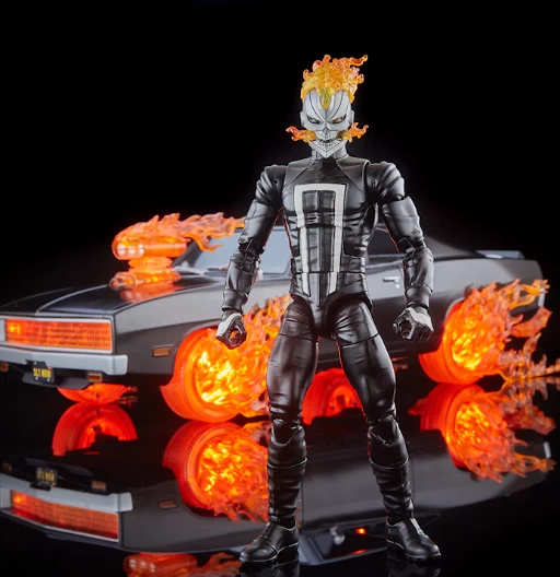 Ghost Rider, Enemies & Car | Exclusive Hasbro Pulse | Robbie Reyes 'Ghost Rider', Engine of Vengance | Hasbro 2023 | Marvel Legends